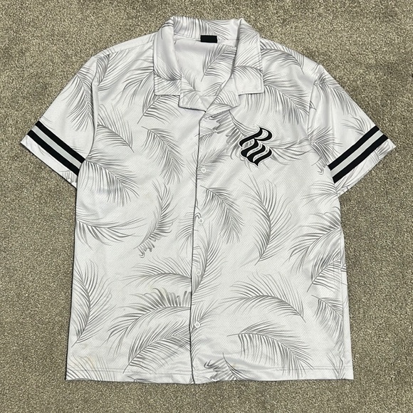 Y2K Rocawear Tropical Button Down Shirt - Picture 1 of 3